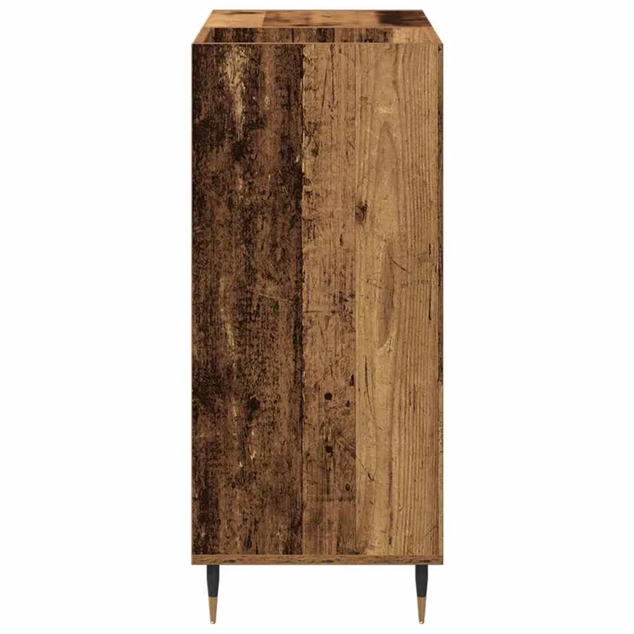 Meuble à vinyles Bois ancien 85 x 38 x 89 cm Bois d'ingénierie - 6