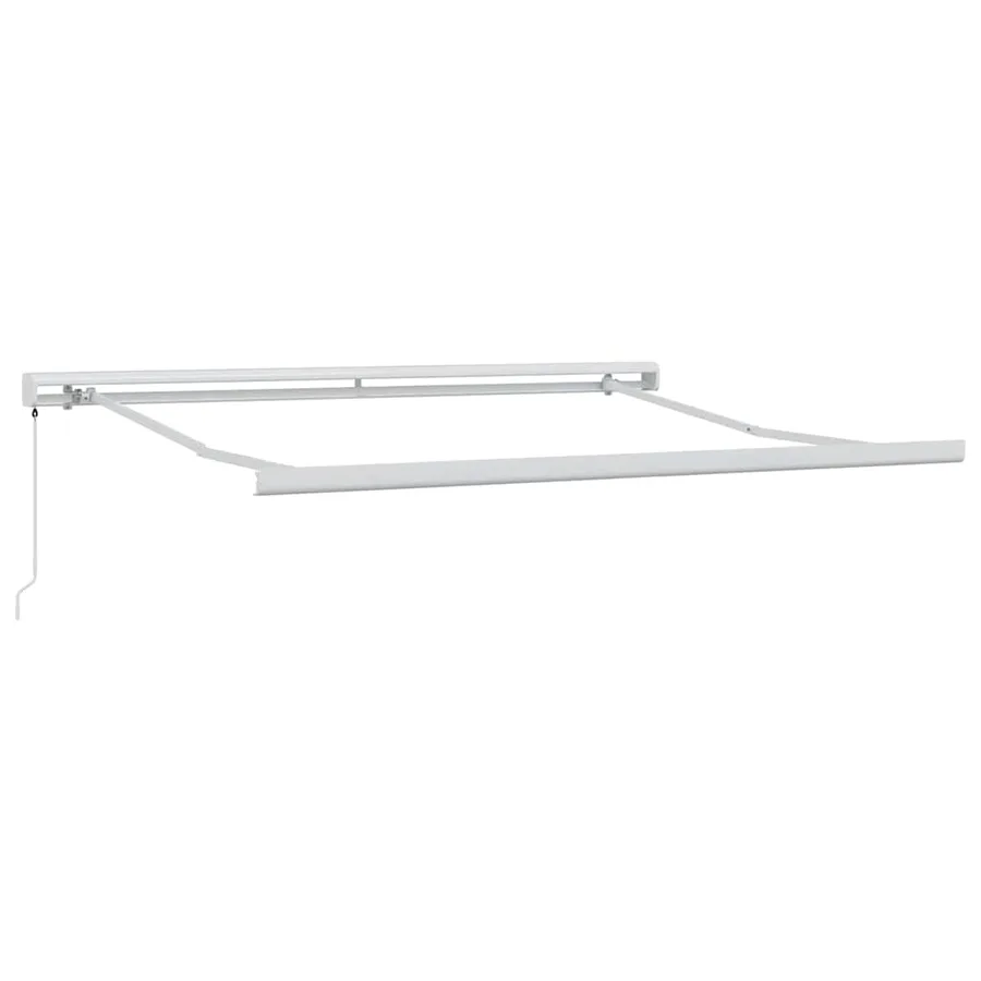 Auvent rétractable Vert et blanc 300 x 250 cm - 4