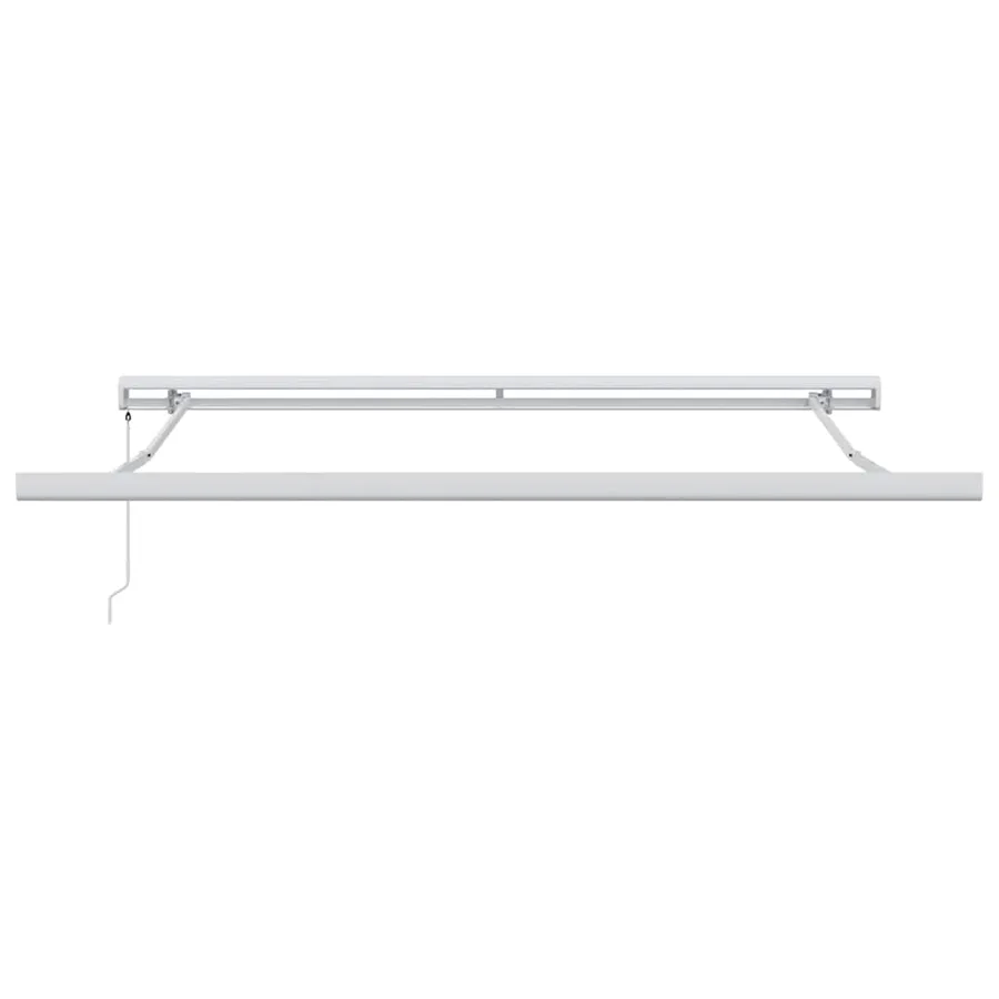 Auvent rétractable Vert et blanc 300 x 250 cm - 6