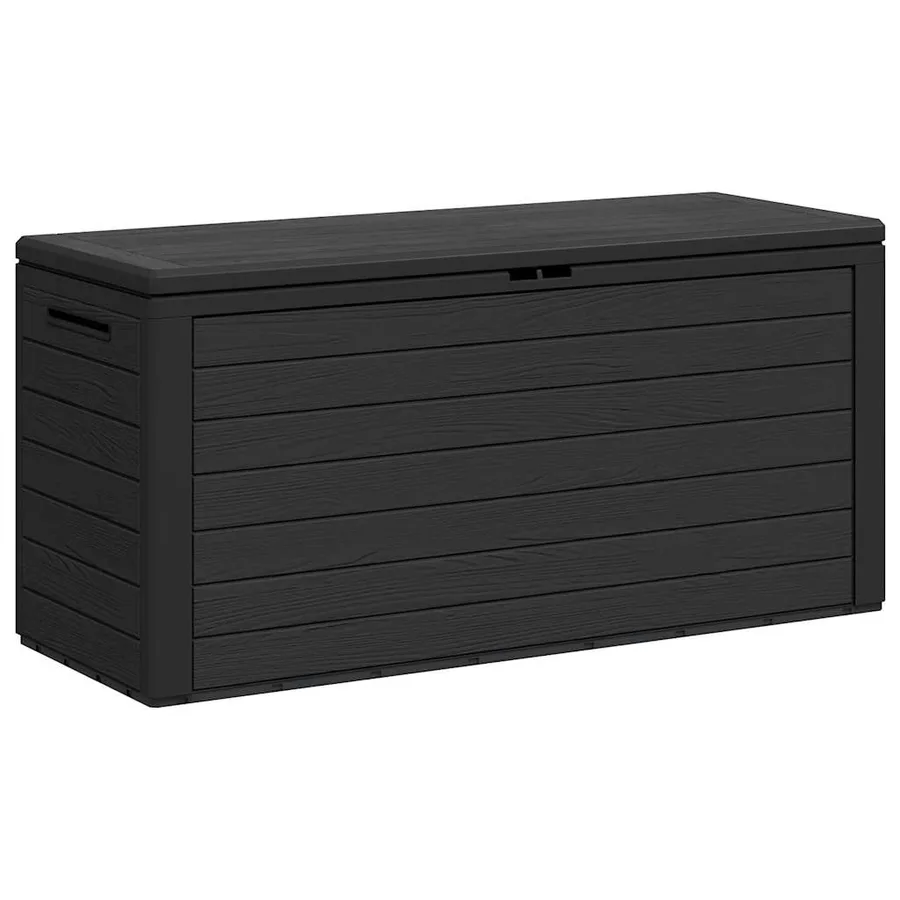 Boîte de rangement de jardin Anthracite 116x44x55 cm - 2