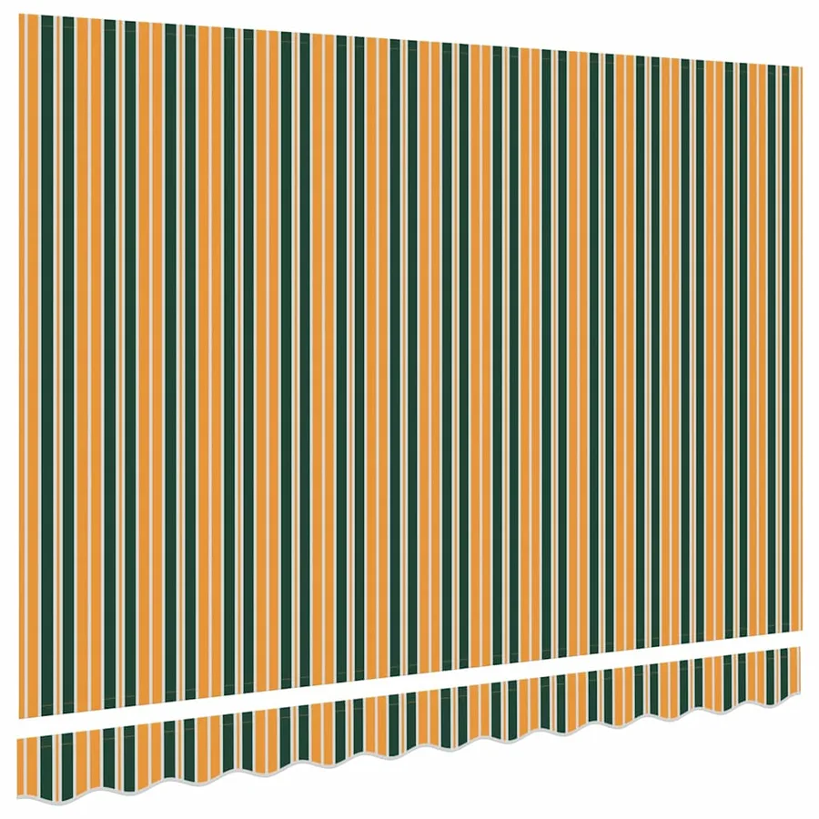 Toile de rechange pour auvent Vert et jaune 3 x 2 m Polyester - 4