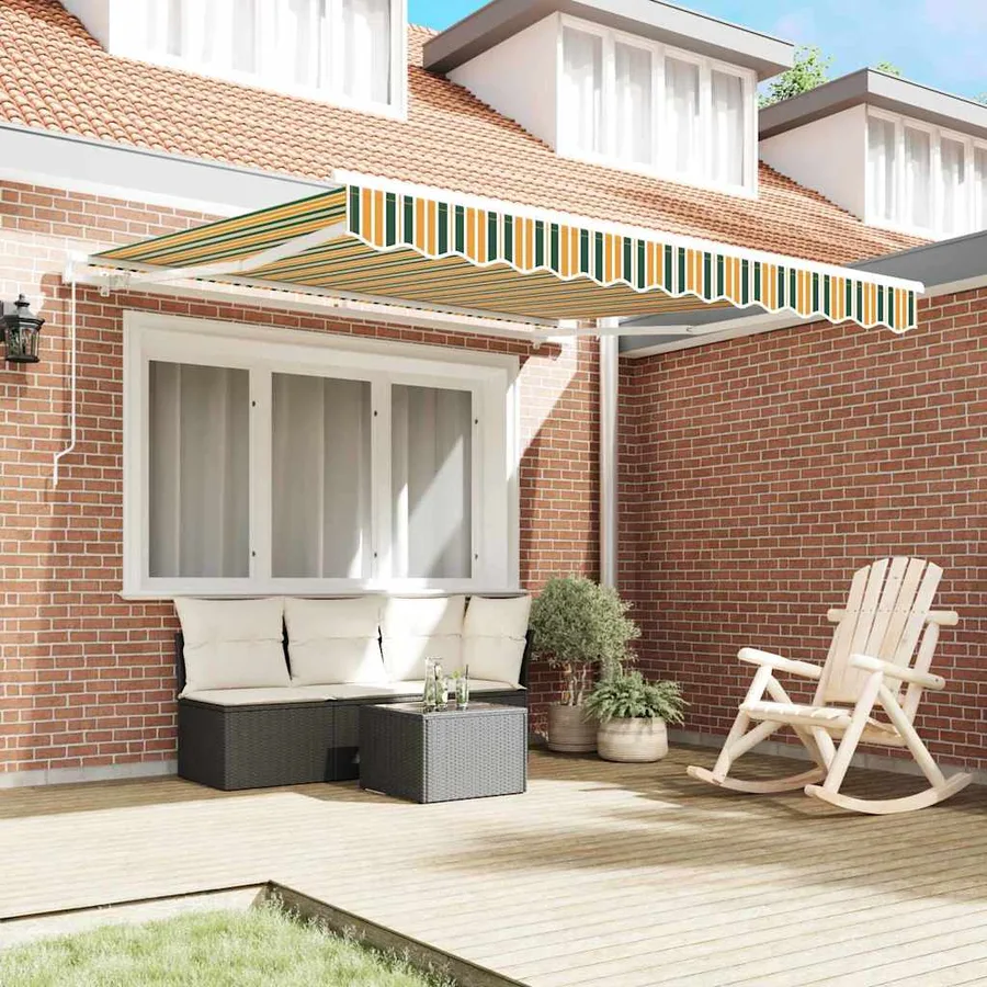Auvent rétractable Multicolore 350 x 250 cm - 3