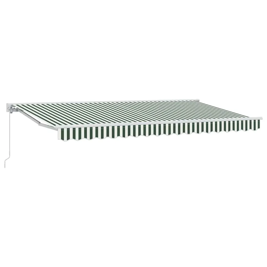 Cadre d'auvent Vert et blanc 400 x 200 cm - 2