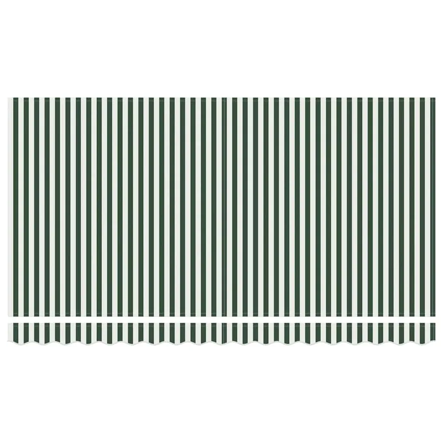Cadre d'auvent Vert et blanc 400 x 200 cm - 6