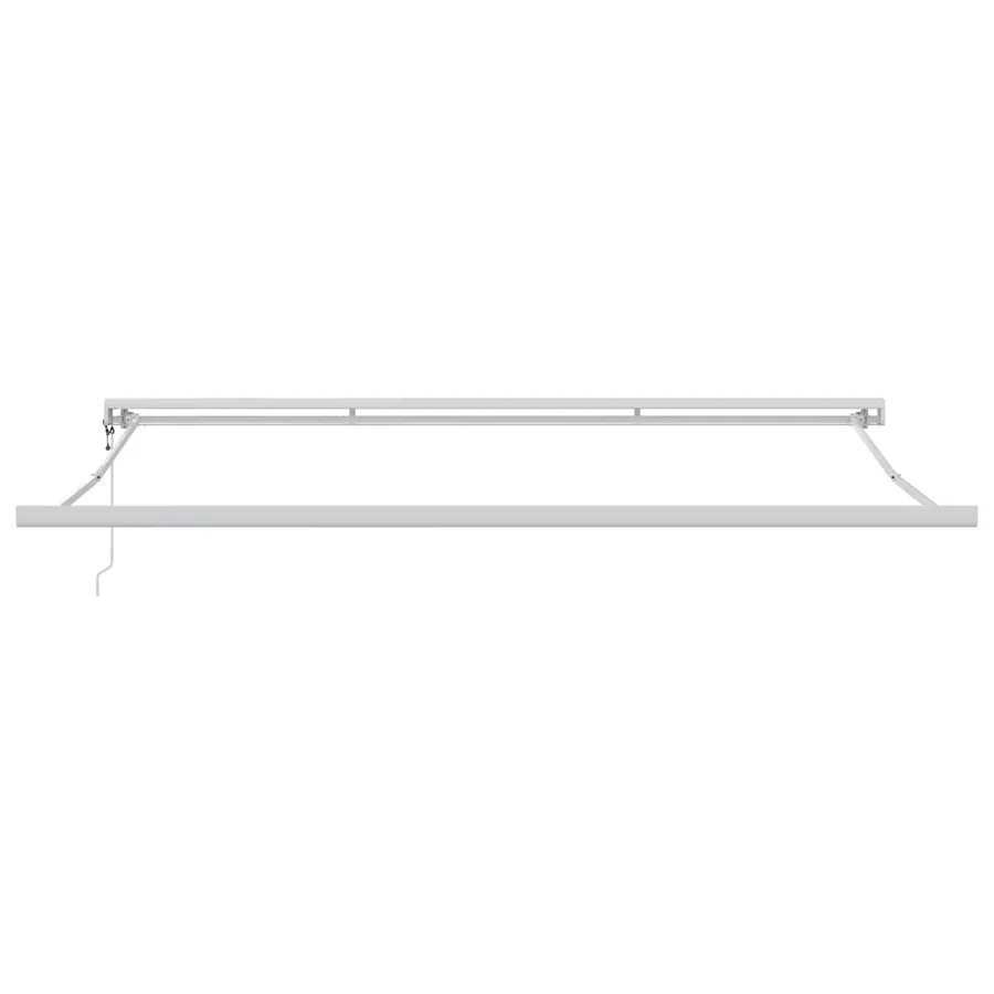 Auvent rétractable Vert et jaune 400 × 300 cm Tissu et Métal - 3