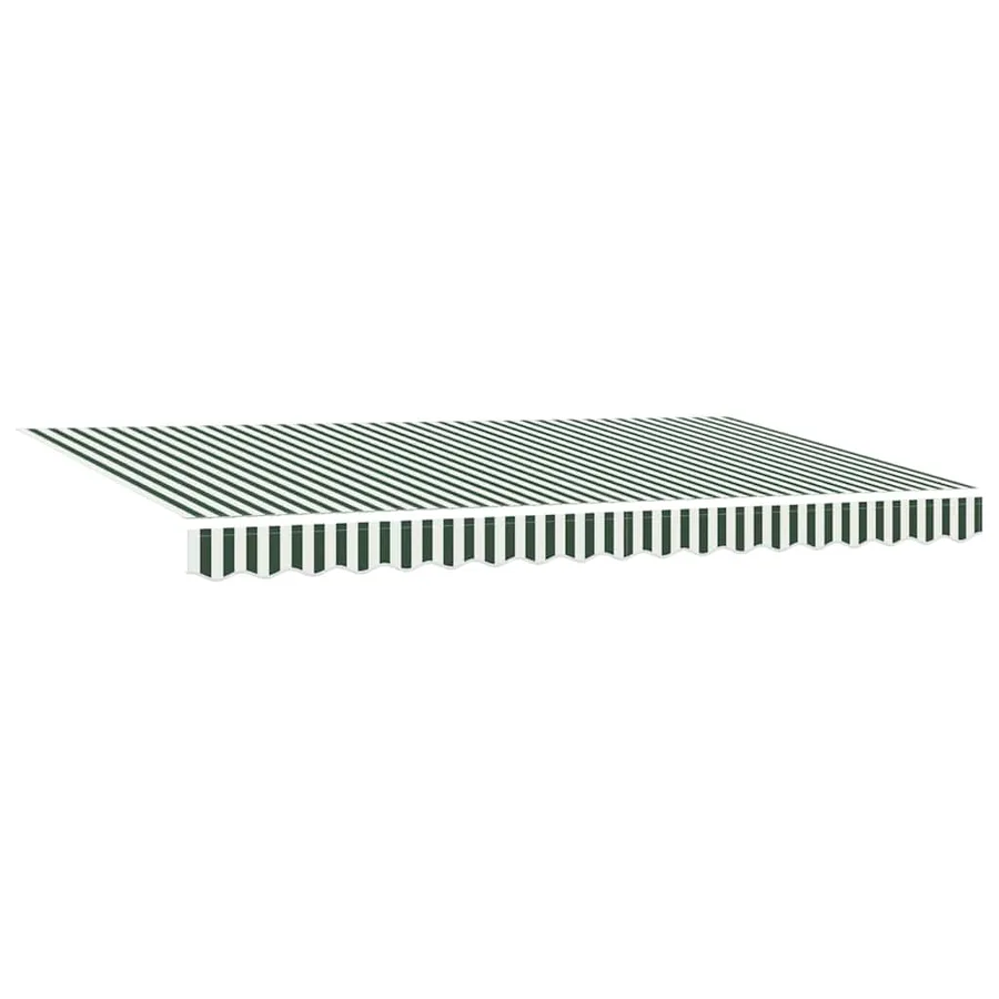 Auvent Rétractable Vert 400 x 200 cm tissu - 5
