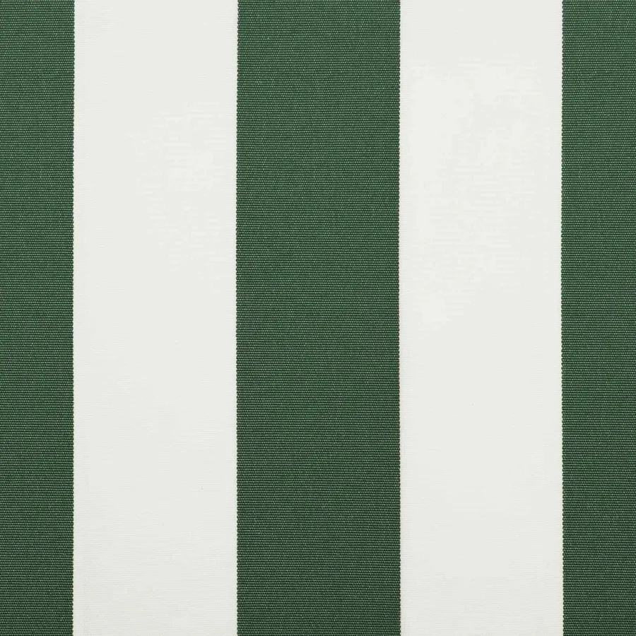 Auvent rétractable Vert et blanc 450 × 300 cm Polyester - 15