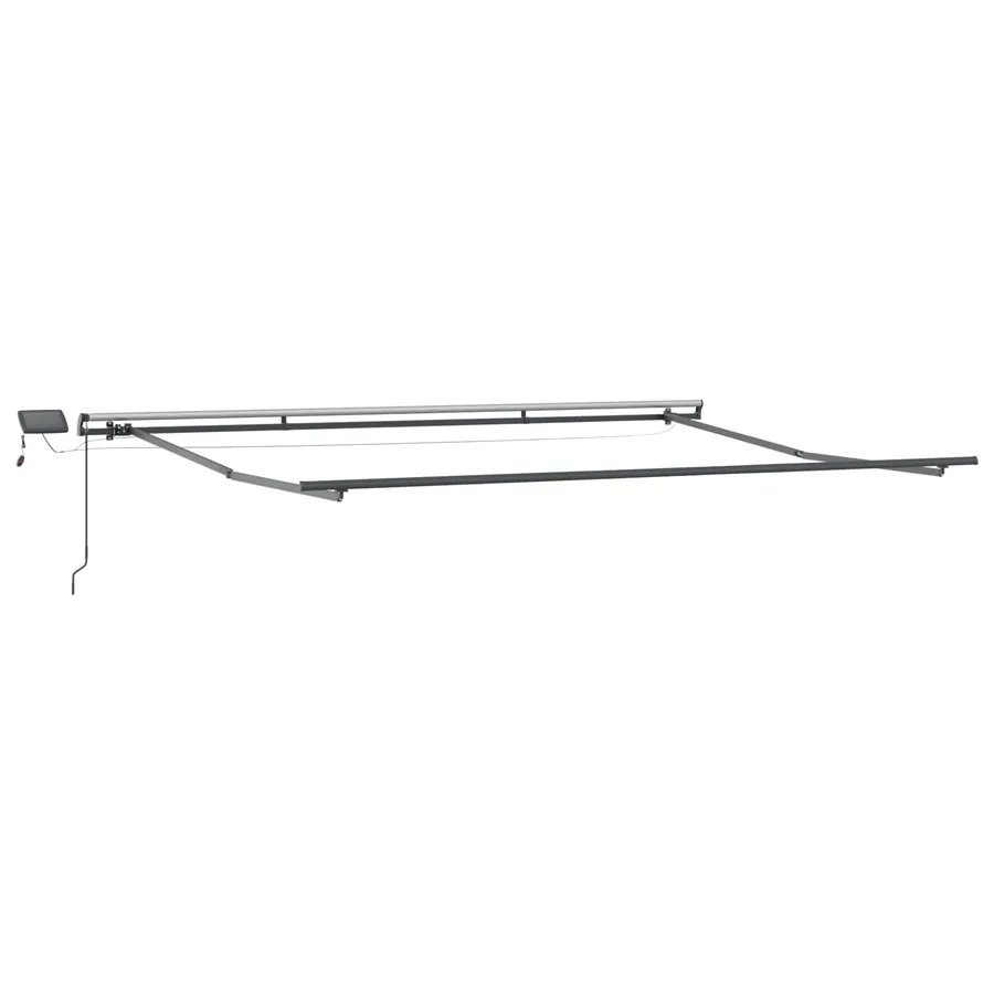 Auvent rétractable Vert et blanc 450 × 350 cm - 6
