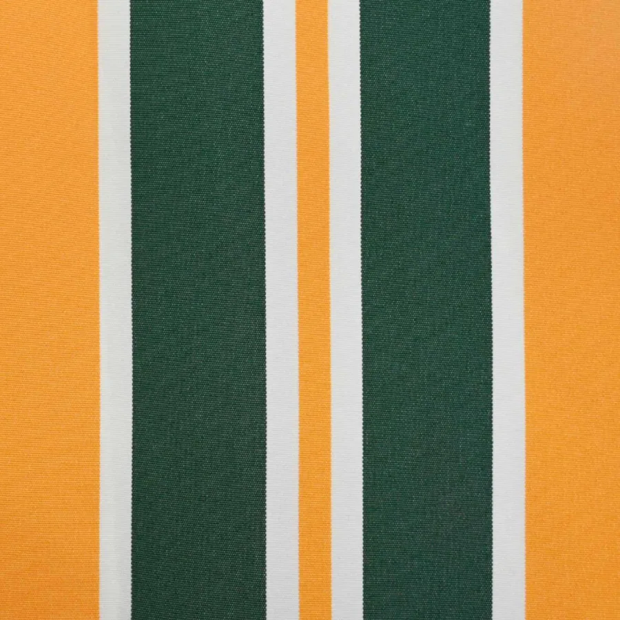 Auvent rétractable Vert et jaune 600 × 350 cm - 11