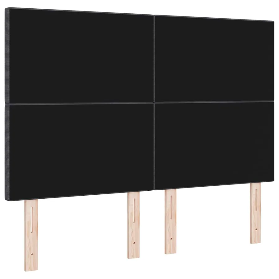 Tête de lit LED Gris foncé 160 cm Tissu en velours côtelé - 7