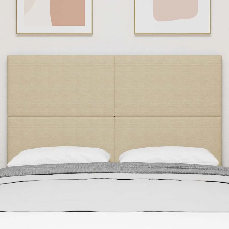 Tête de lit LED Vert gris 160 cm Tissu en velours côtelé - 3