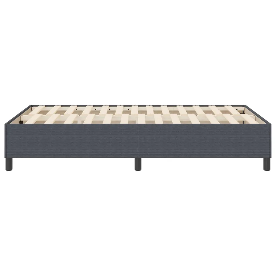 Cadre de lit plateforme Gris foncé 120 x 190 cm - 6