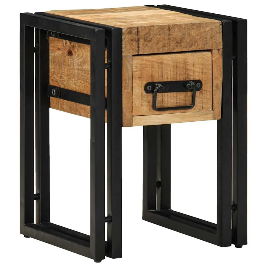 Table d'appoint 30 x 30 x 40 cm Bois de mangue massif