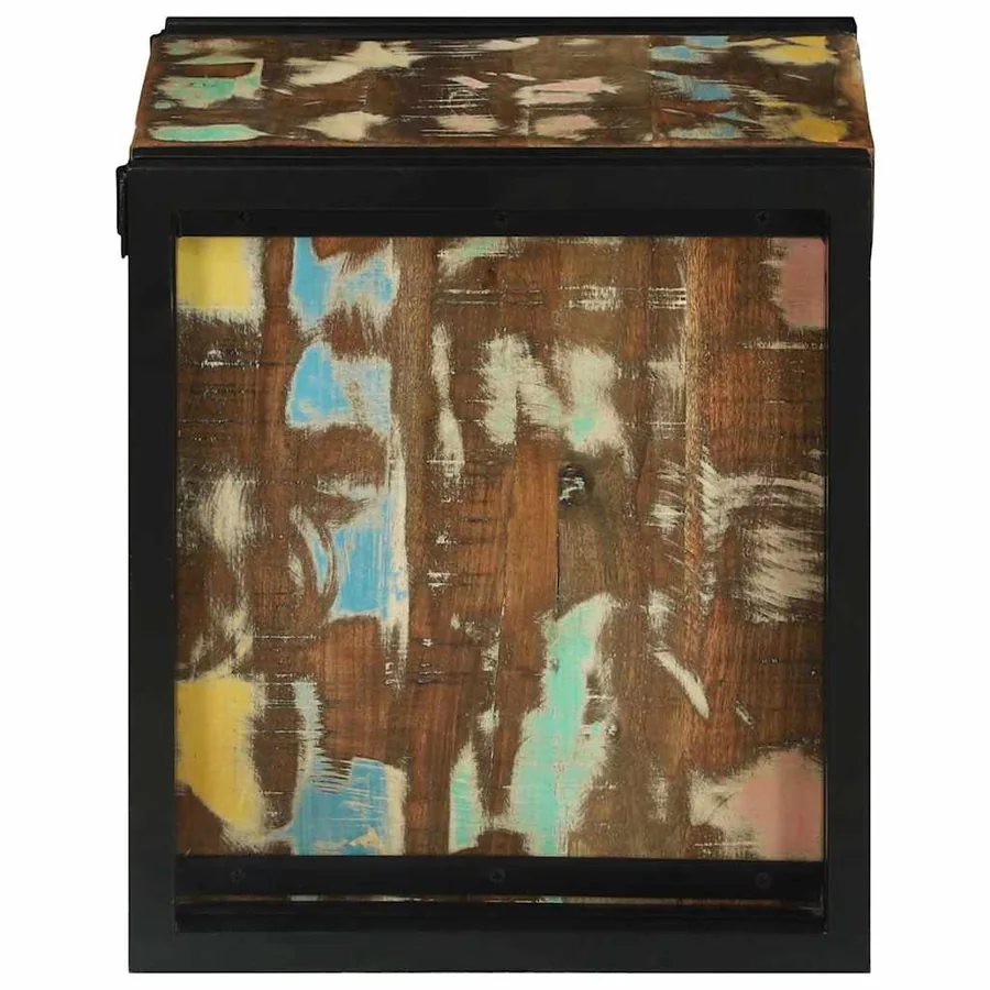 Étagère à vin 35 x 35 x 39 cm Bois Recyclé Solide - 5