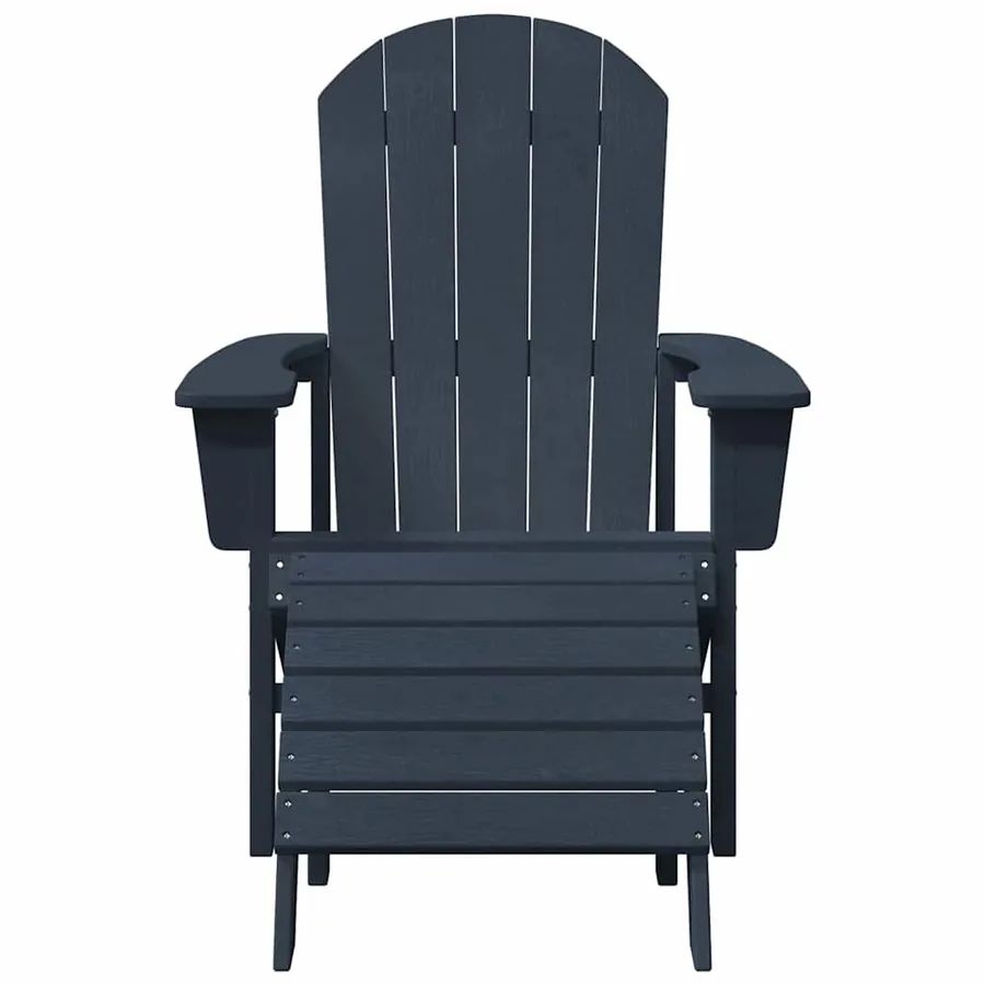 Chaise Adirondack Bleu marine 82 x 74 x 92 cm HDPE - 4