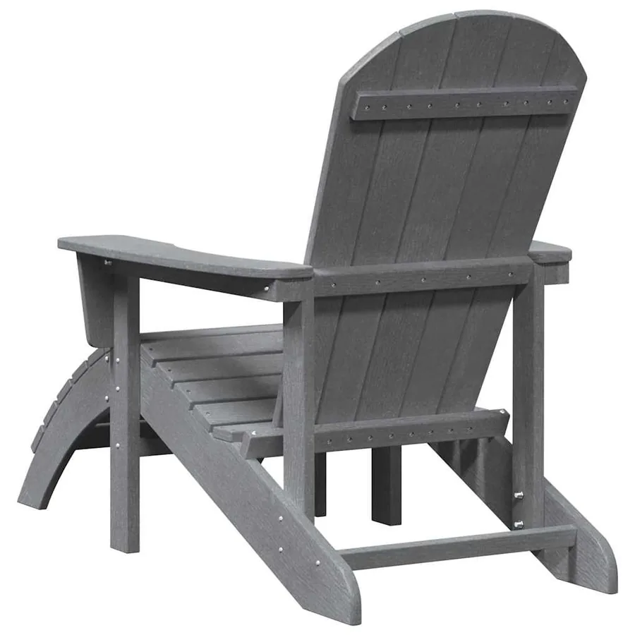 Chaise Adirondack Gris clair 82 x 74 x 92 cm HDPE - 6