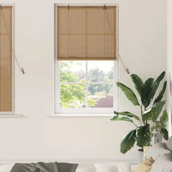 Store enrouleur Marron 90 x 160 cm Bambou