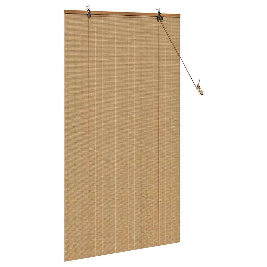 Store enrouleur Marron 90 x 160 cm Bambou - 4