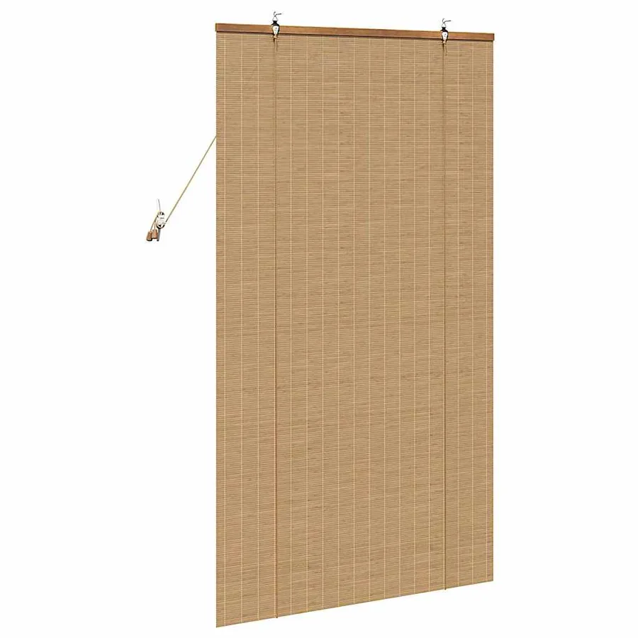 Store enrouleur Marron 90 x 160 cm Bambou - 5