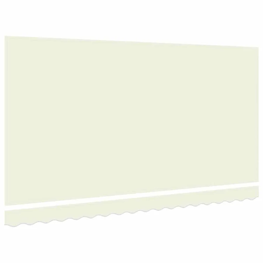 Toile de rechange pour auvent Crème 4 x 2 m Polyester - 4