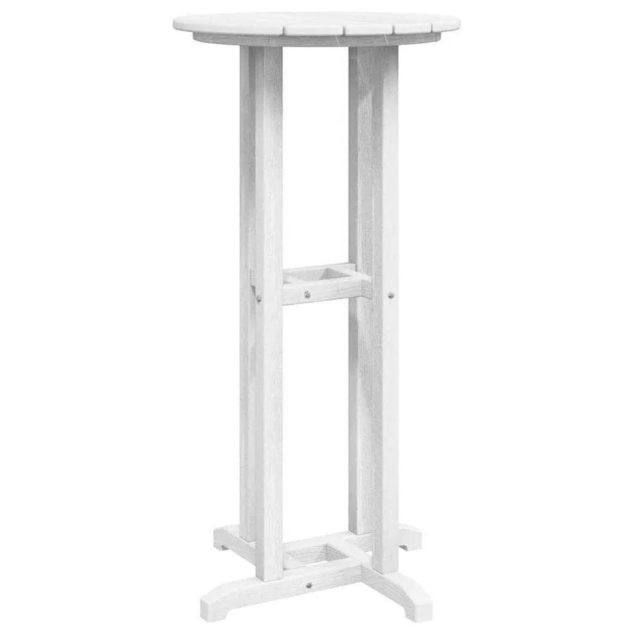 Table de bar Blanc 55 x 55 x 107 cm Polyéthylène - 2
