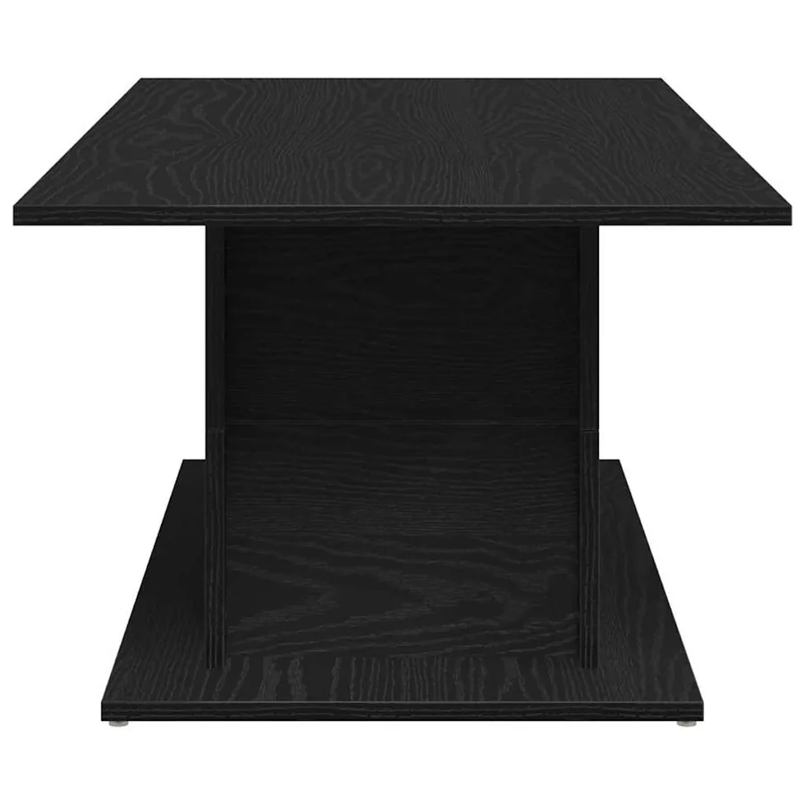 Table basse Chêne noir 102 x 55,5 x 40 cm Bois d'ingénierie - 6