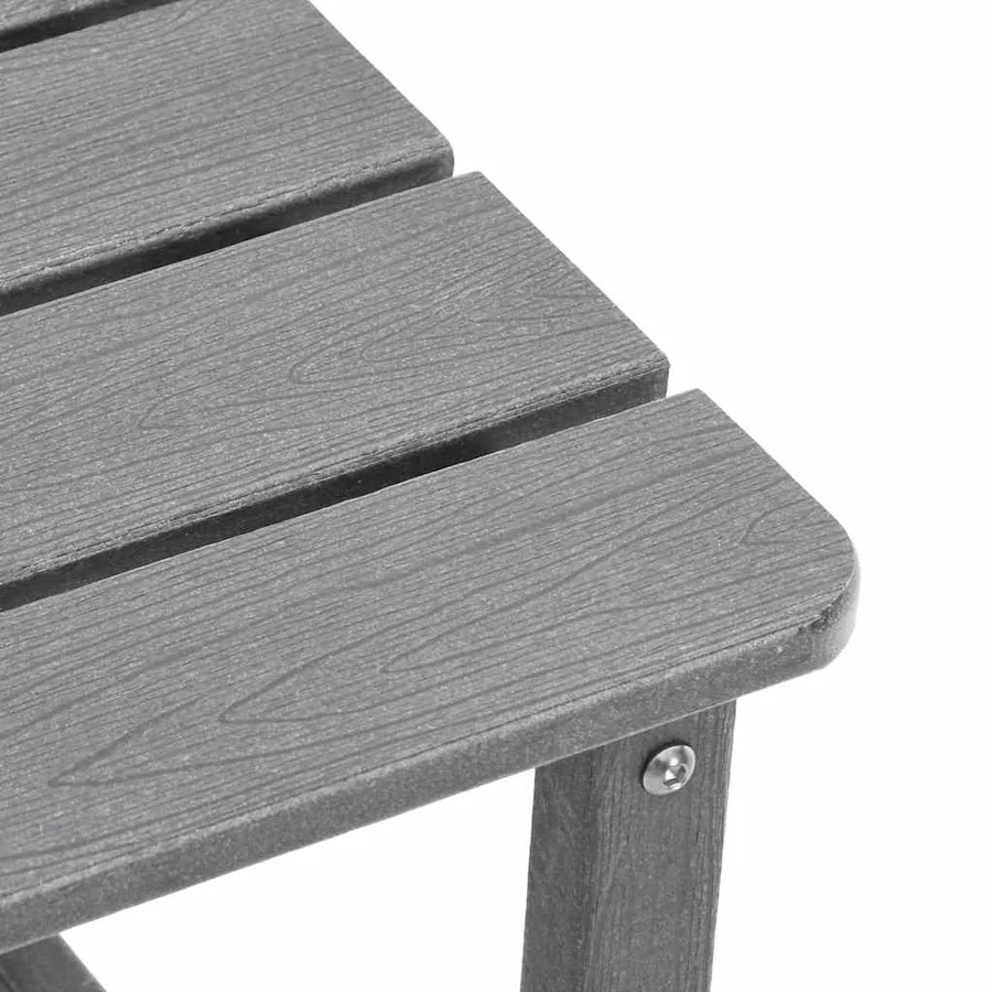 Chaise de jardin 3 pcs Gris clair 80.5 x 74.5 x 92 cm - 10
