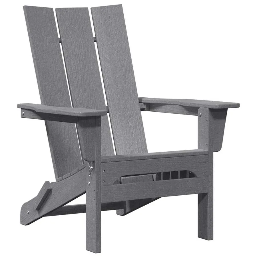 Chaise de jardin 3 pcs Gris clair 80.5 x 74.5 x 92 cm - 5