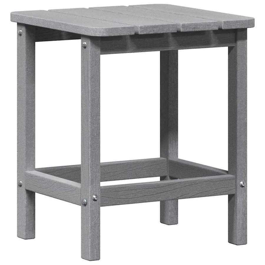 Chaise de jardin 3 pcs Gris clair Polyéthylène - 6