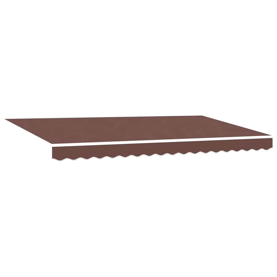 Toile de rechange pour auvent Marron 4 x 2 m Polyester - 2