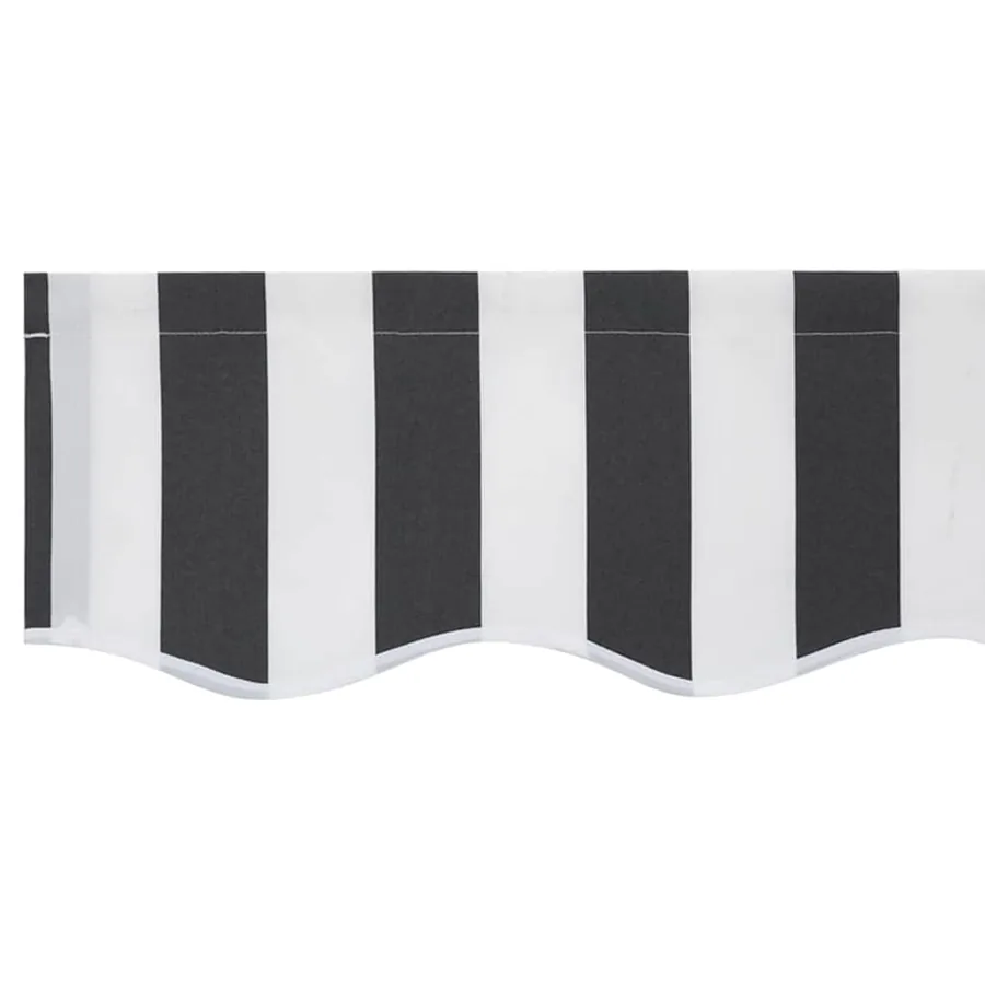 Toile de rechange pour auvent Anthracite et blanc 3 x 2 m - 6