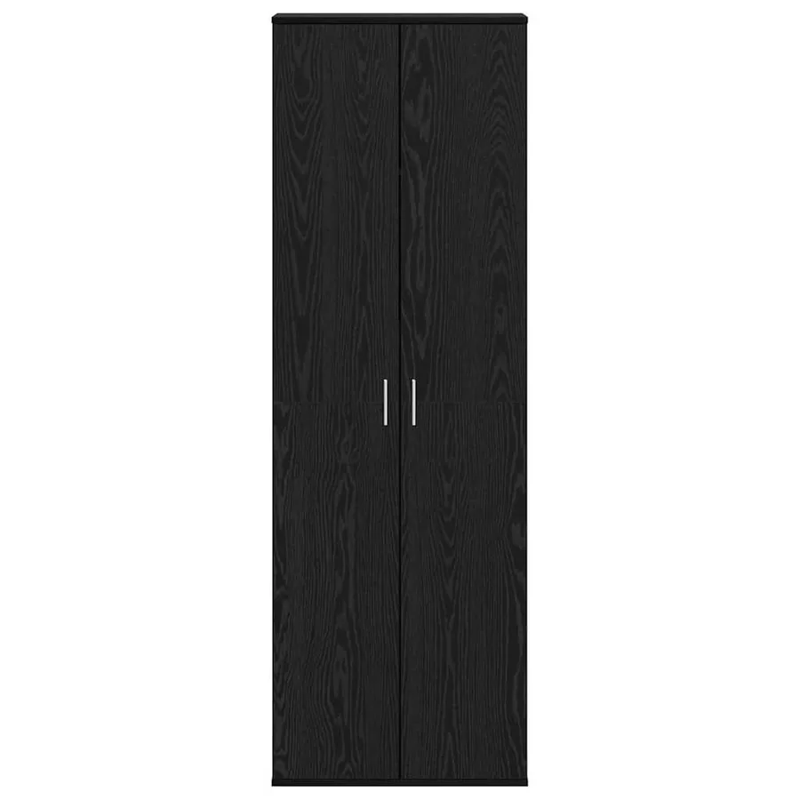 Highboard Chêne noir 60 x 35 x 180 cm Bois d'ingénierie - 6