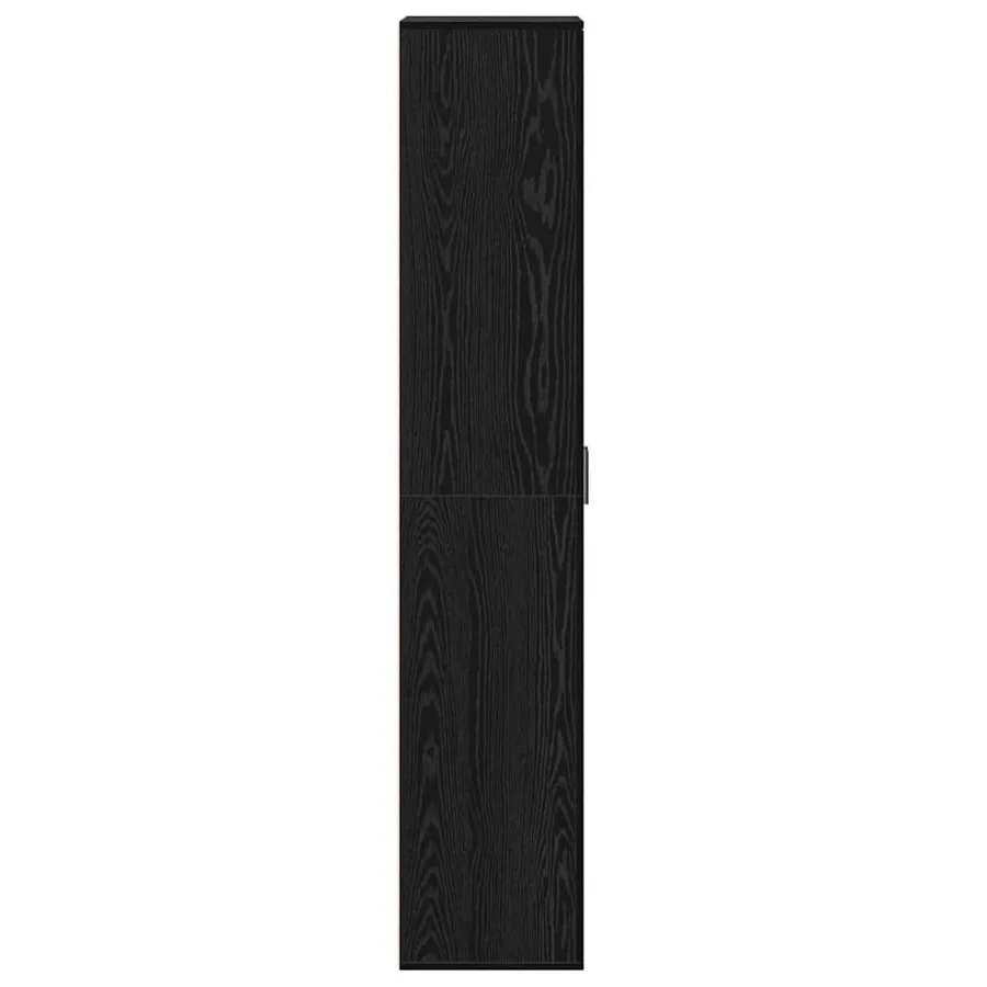 Highboard Chêne noir 60 x 35 x 180 cm Bois d'ingénierie - 7