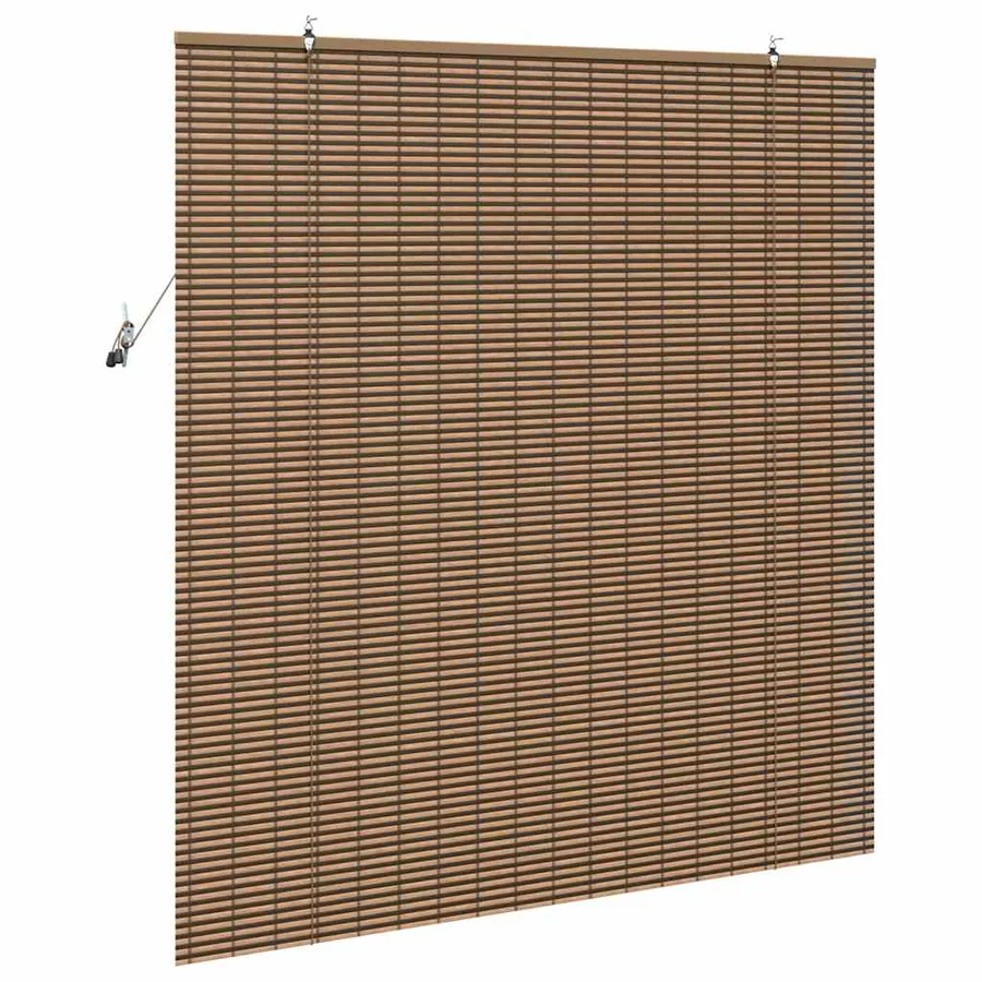 Store enrouleur Marron 140 x 160 cm Bambou - 5