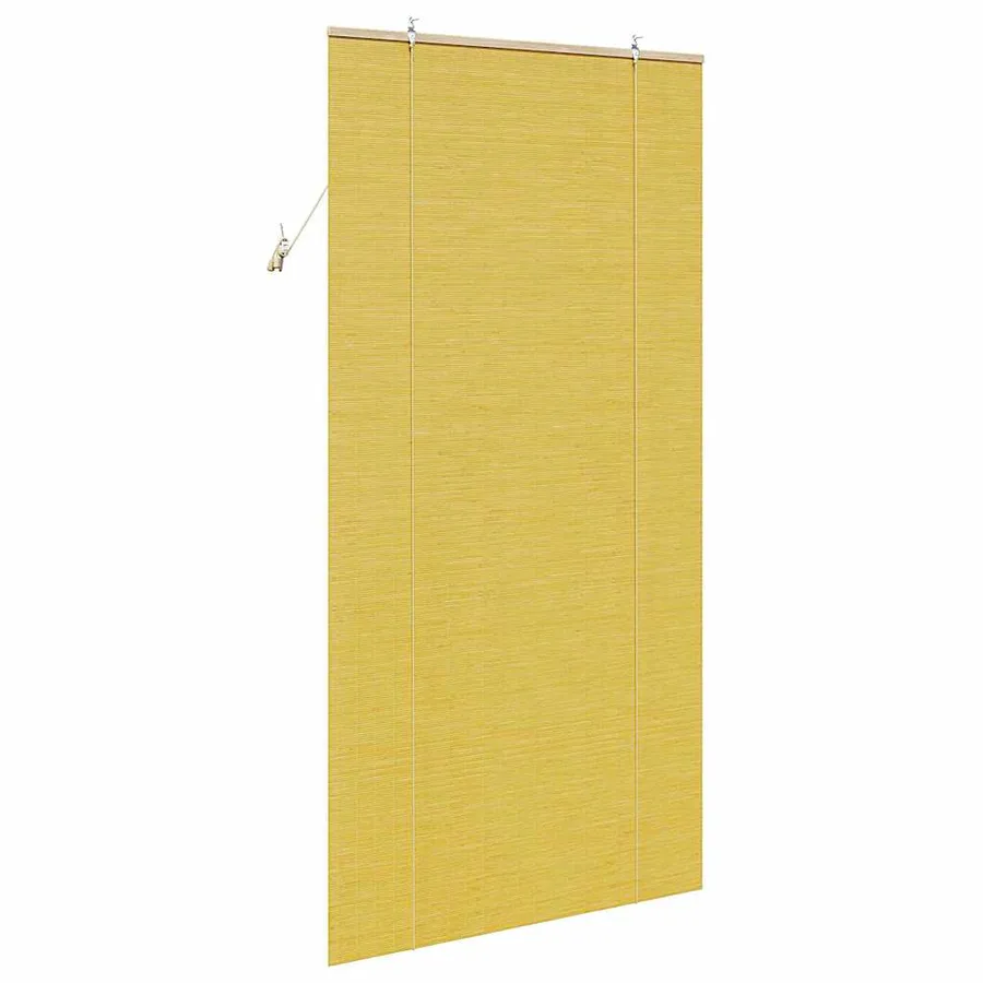 Store enrouleur Jaune 120 x 220 cm Bambou - 5
