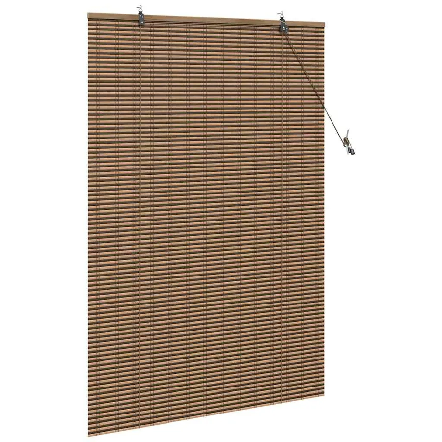 Store enrouleur Marron 120 x 160 cm Bambou - 4