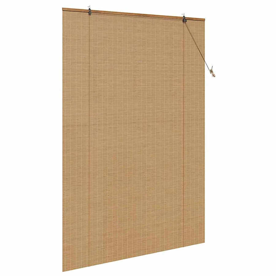 Store enrouleur Marron 140 x 220 cm Bambou - 4