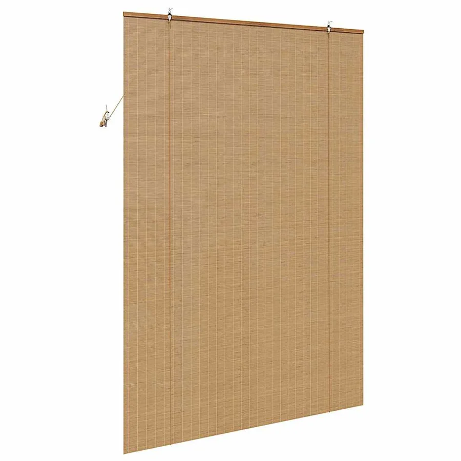 Store enrouleur Marron 140 x 220 cm Bambou - 5