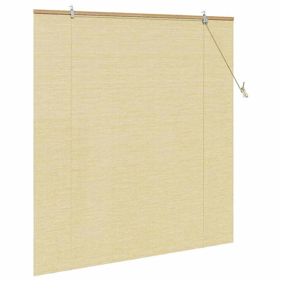 Store enrouleur Nature 150 x 160 cm Bambou - 4