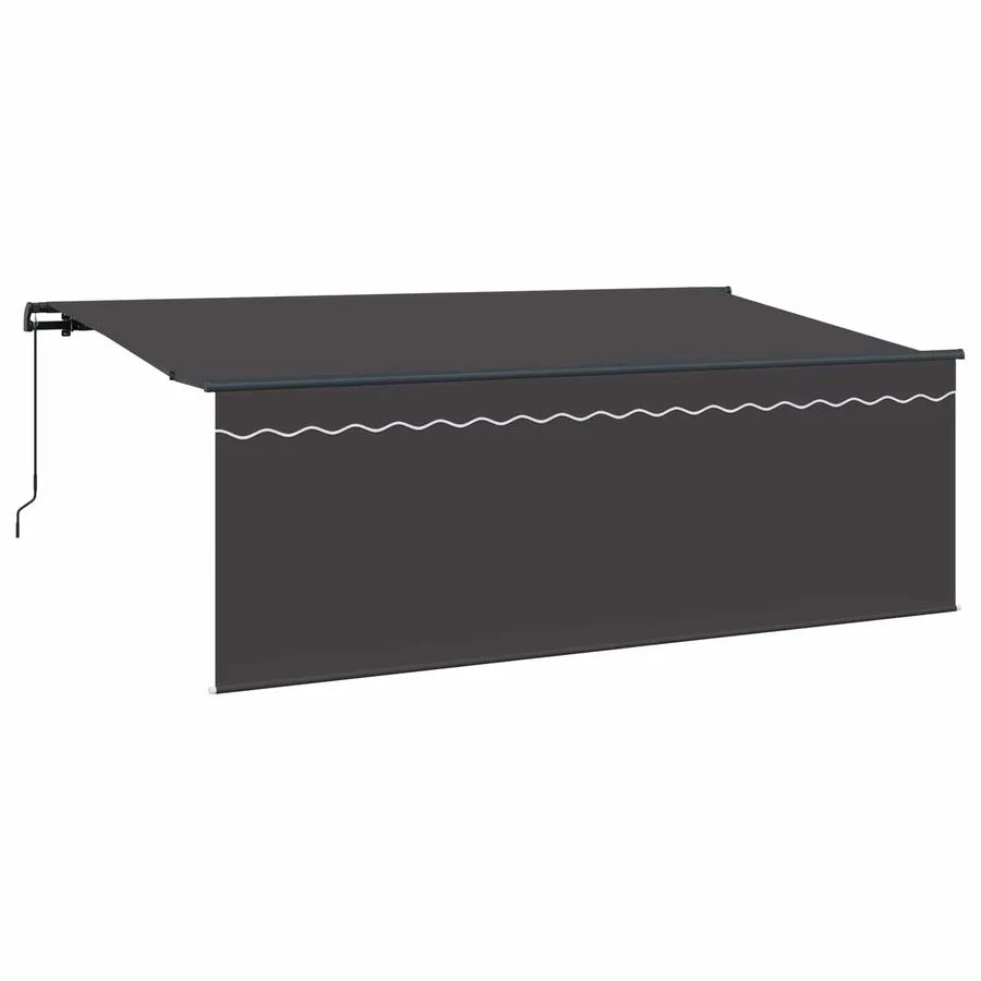 Auvent Rétractable Anthracite 350 x 200 cm - 4