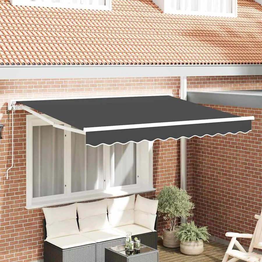 Cadre d'auvent Anthracite 250 x 200 cm