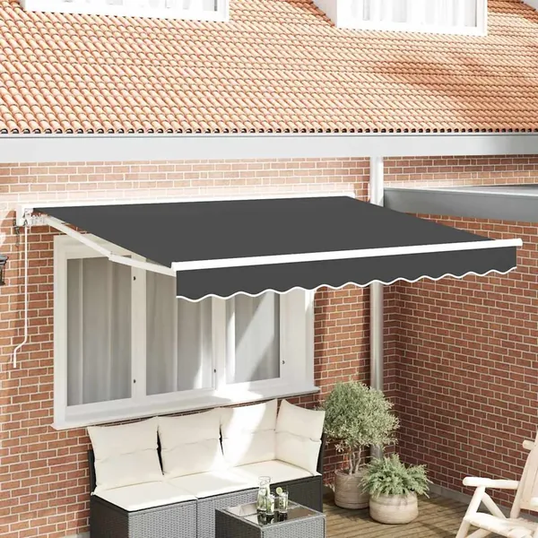 Cadre d'auvent Anthracite 250 x 200 cm