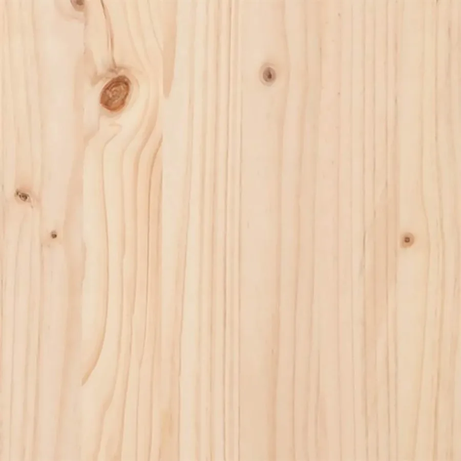 Lit bibliothèque sans matelas 90x190 cm bois de pin massif - 11