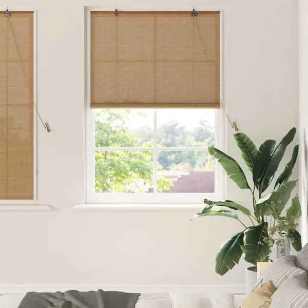Store enrouleur Marron 100 x 160 cm Bambou