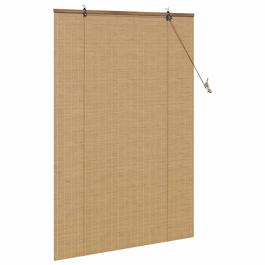 Store enrouleur Marron 100 x 160 cm Bambou - 4