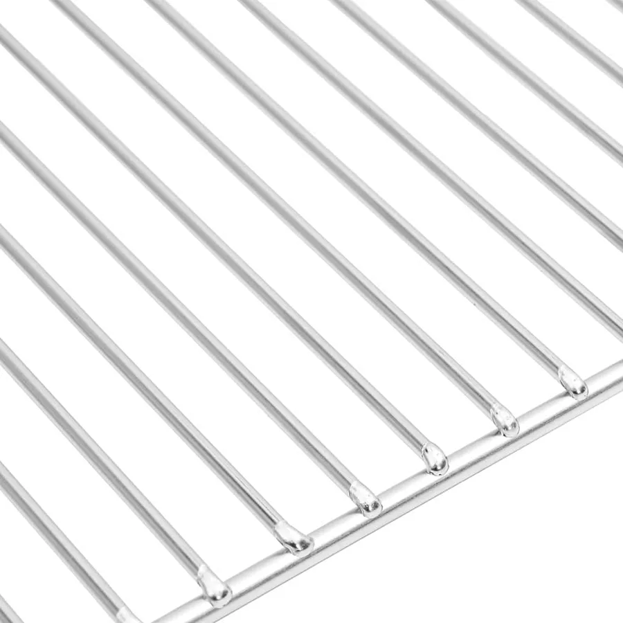 Grille de barbecue Argenté 40 x 35 cm Acier inoxydable - 5