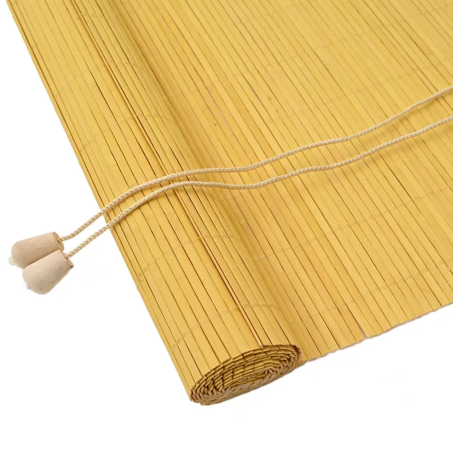 Store enrouleur Jaune 80 x 220 cm Bambou - 2