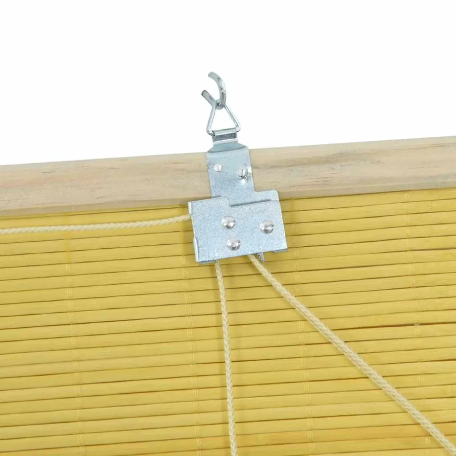Store enrouleur Jaune 80 x 220 cm Bambou - 7