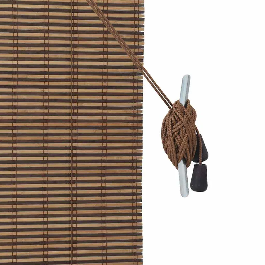 Store enrouleur Marron 100 x 220 cm Bambou - 6