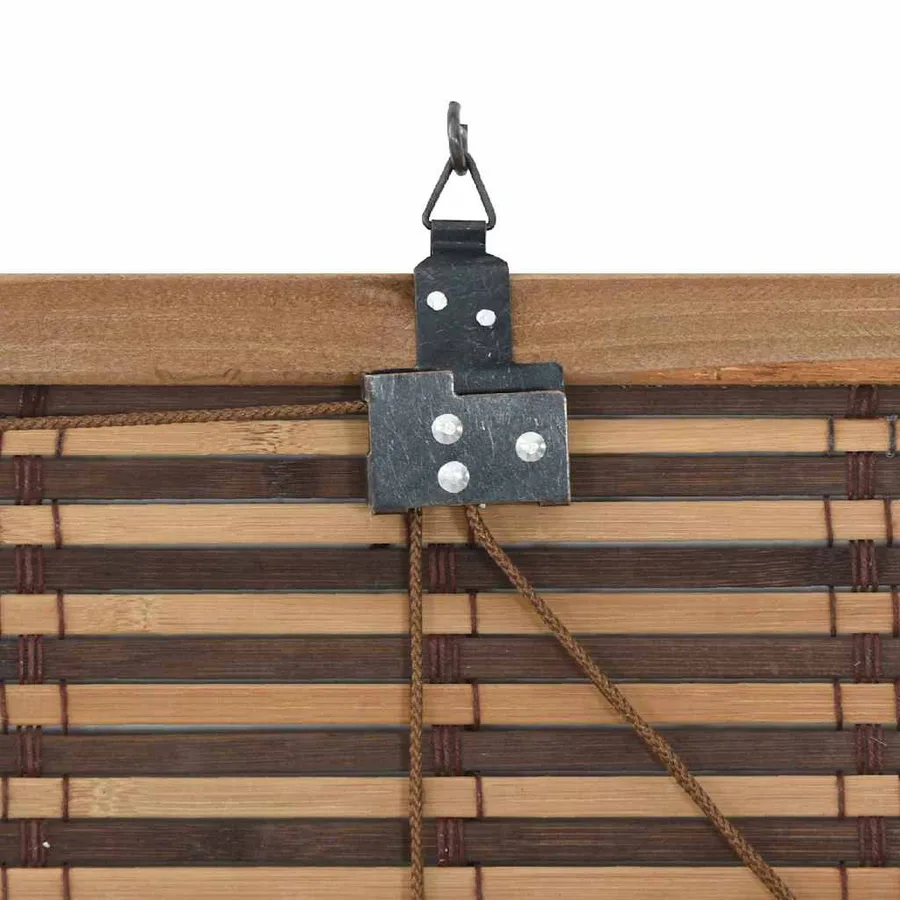 Store enrouleur Marron 100 x 220 cm Bambou - 7